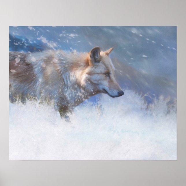 WOLF WINTER TERRITORIES POSTER (Front)