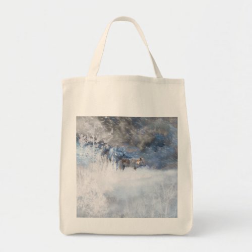 WOLF WINTER TERRITORIES TOTE BAG