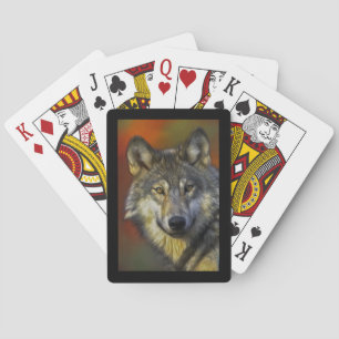 Wolf Wisdom Poker Cards