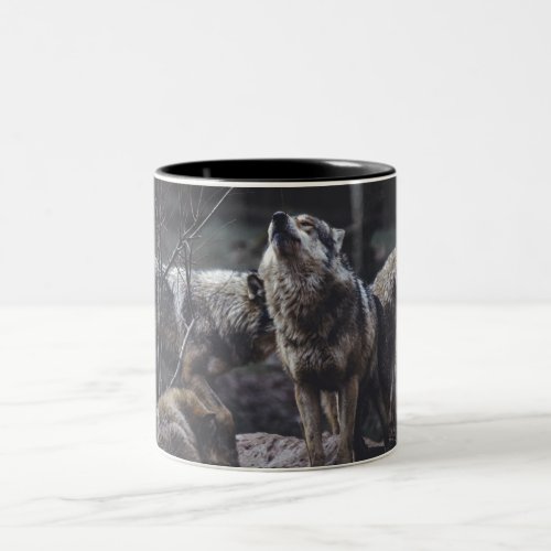 Wolf Wolf Wolf Two_Tone Coffee Mug