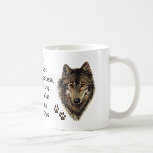 Wolf Wolves Animal Totem Nature Guide Coffee Mug