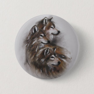 wolf wolves animals,wildlife,wildlife art,nature, button