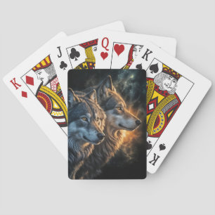 Wolf Wolves Mystical Magical Poker Cards