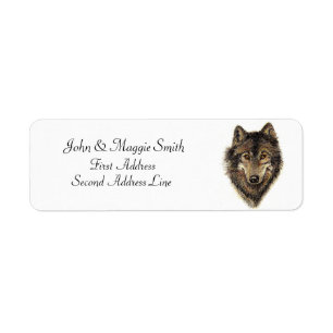 Wolf, Wolves, Wild Animal, Nature, Label
