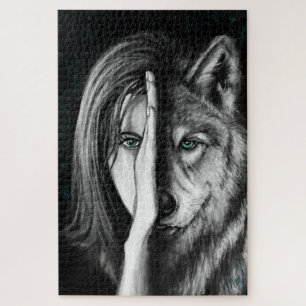 Wolf Woman - Emotion Acrylic Jigsaw Puzzle
