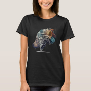Wolf World Forest Creative Freedom Animal Independ T-Shirt
