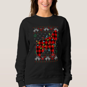Wolf Xmas Lights Ugly Christmas Sweater