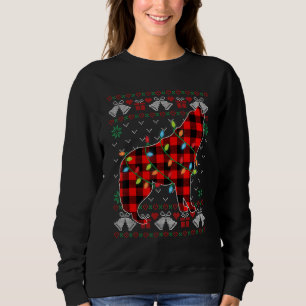 Wolf     Xmas Lights Ugly Christmas Sweater