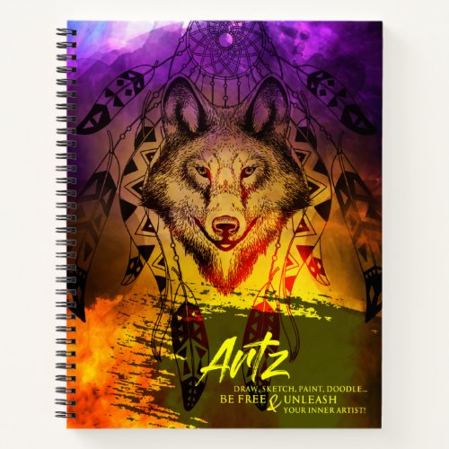 Wolf Zen ArtSketch Book Soft Cover