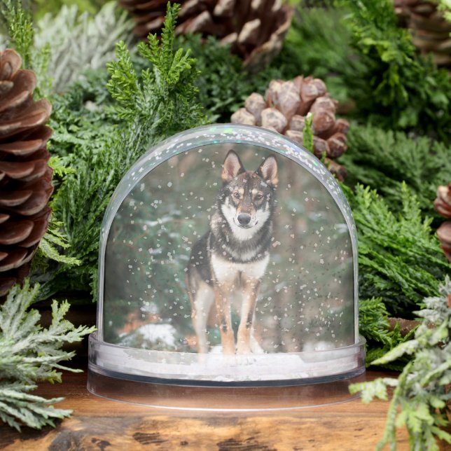 Wolfdog Snow Globe (Winter)