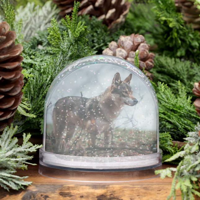 Wolfdog Snow Globe (Winter)