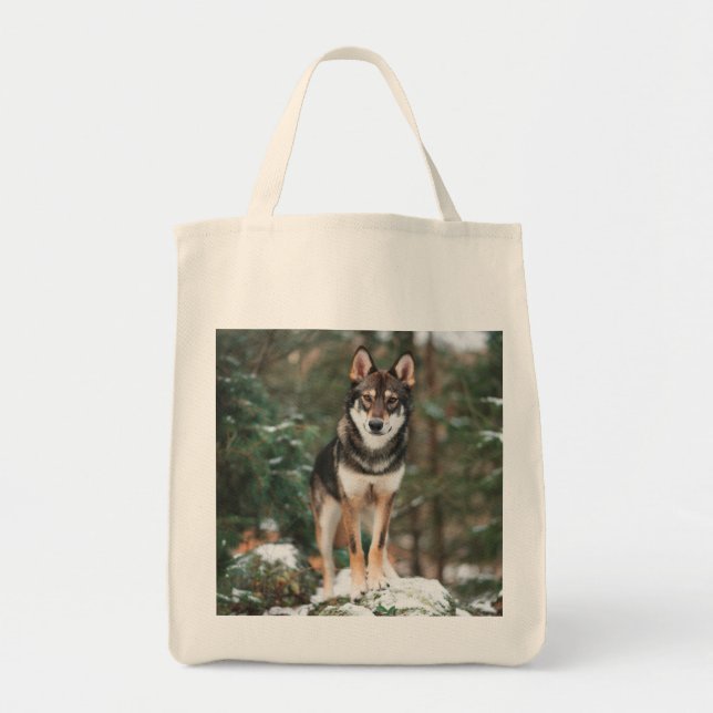 Wolfdog Tote Bag (Front)