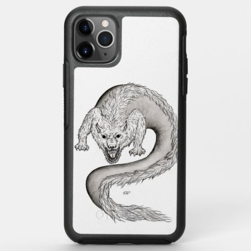 Wolfdragon black and white Design OtterBox Symmetry iPhone 11 Pro Max Case