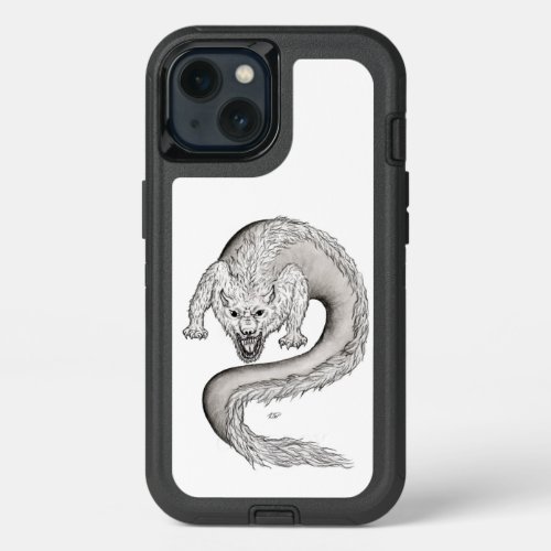 Wolfdragon black and white Design iPhone 13 Case