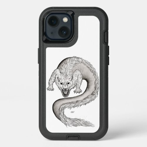 Wolfdragon black and white Design iPhone 13 Case
