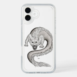 Wolfdragon black and white Design iPhone 16 Plus Case