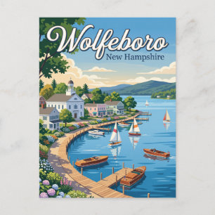 Wolfeboro, New Hampshire Postcard