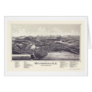 Wolfeborough, NH (Wolfeboro) Panoramic Map - 1889