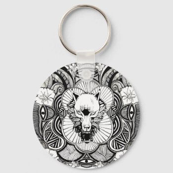 Wolfen Keychain by BenFellowes at Zazzle
