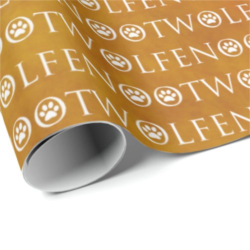 Wolfenoot _ Wolf Party Supplies Wrapping Paper