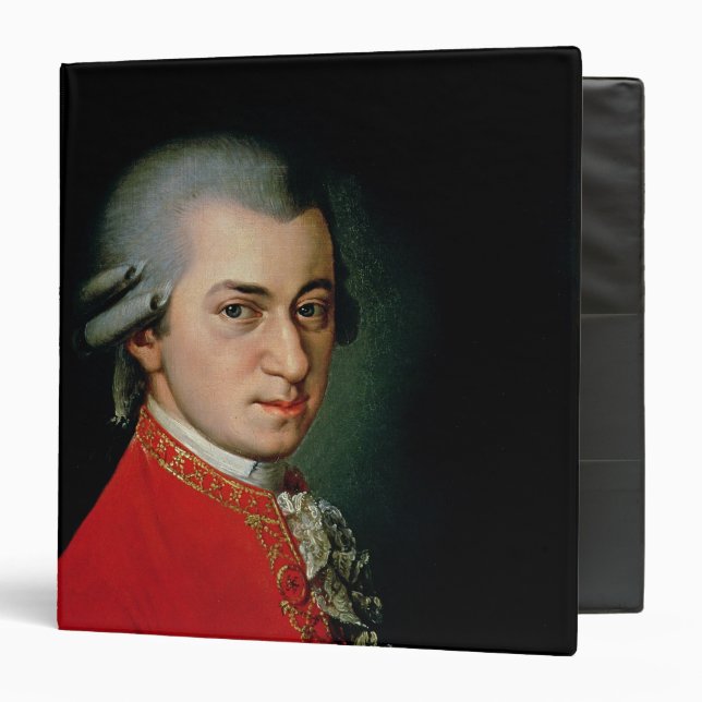 Wolfgang Amadeus Mozart, 1818 3 Ring Binder (Front/Inside)