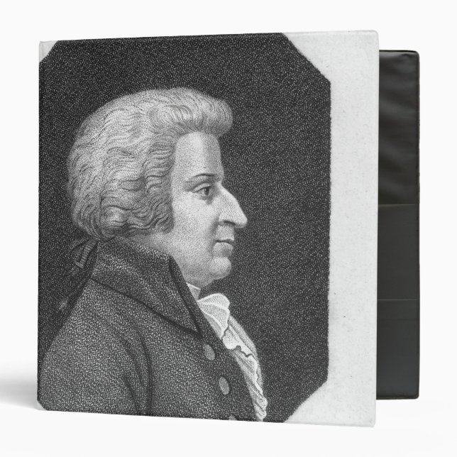Wolfgang Amadeus Mozart 3 Ring Binder (Front/Inside)