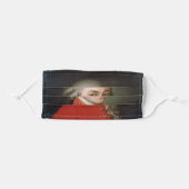Wolfgang Amadeus Mozart Adult Cloth Face Mask (Front, Folded)
