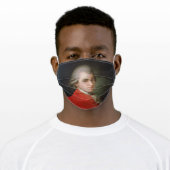 Wolfgang Amadeus Mozart Adult Cloth Face Mask (Worn)