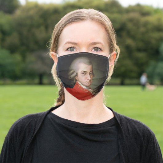 Wolfgang Amadeus Mozart Adult Cloth Face Mask (Outside)
