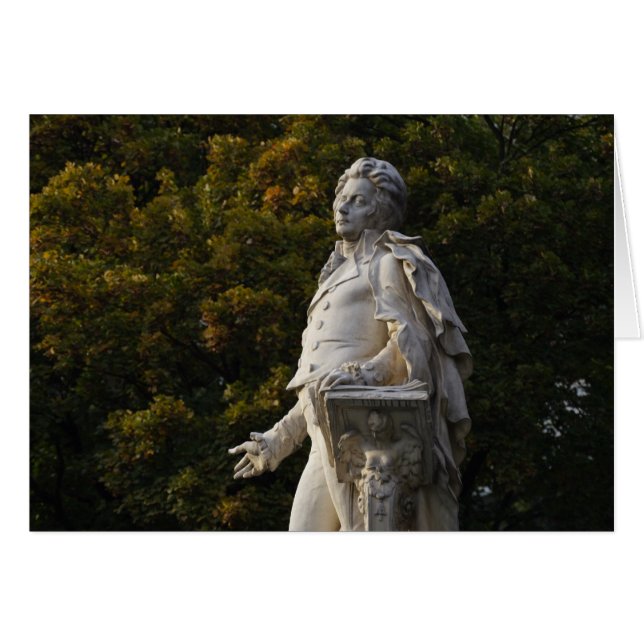 Wolfgang Amadeus Mozart Cards (Front Horizontal)