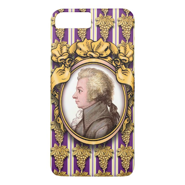 Wolfgang Amadeus Mozart Case-Mate iPhone Case (Back)