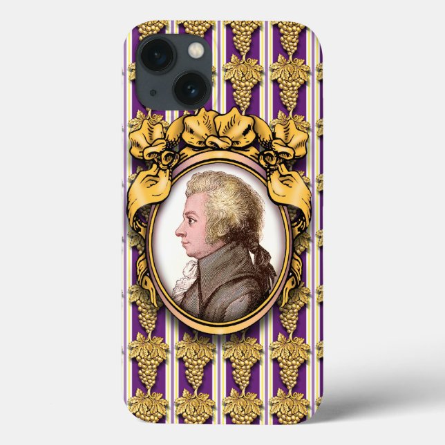 Wolfgang Amadeus Mozart Case-Mate iPhone Case (Back)
