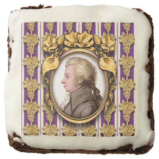 Wolfgang Amadeus Mozart Chocolate Brownie (Front)