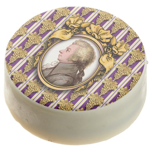 Wolfgang Amadeus Mozart Chocolate Covered Oreo (Angled)
