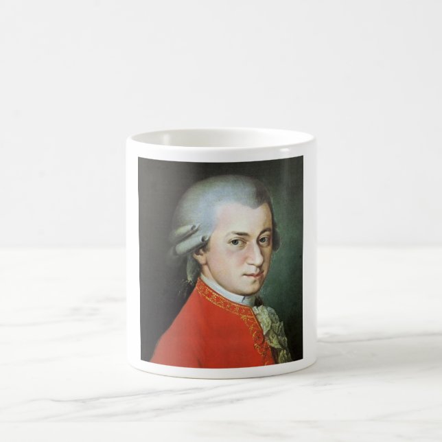 Wolfgang Amadeus Mozart Coffee Mug (Center)
