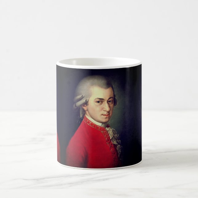 Wolfgang Amadeus Mozart Coffee Mug (Center)