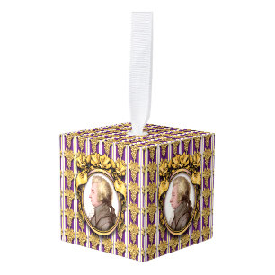 Wolfgang Amadeus Mozart Cube Ornament