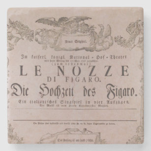 Wolfgang Amadeus Mozart, Opera - Le nozze di Figar Stone Coaster