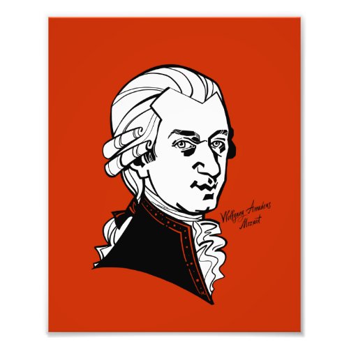 Wolfgang Amadeus Mozart Photo Print