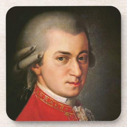Wolfgang Amadeus Mozart Portrait Coaster