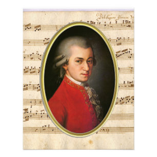 Wolfgang Amadeus Mozart Portrait  Enlargement Photo Print