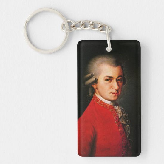 Wolfgang Amadeus Mozart portrait Keychain