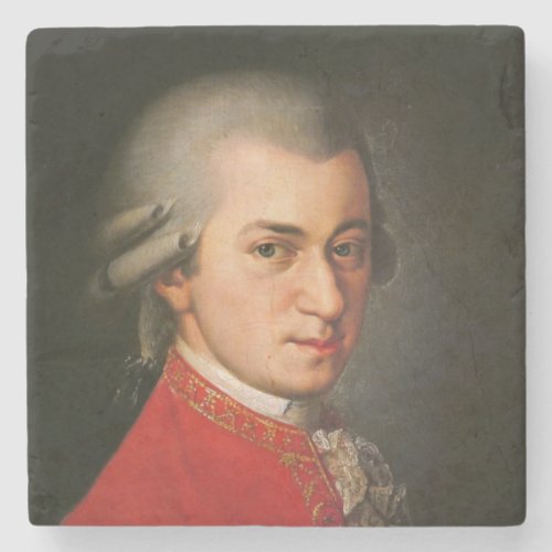 Wolfgang Amadeus Mozart Portrait Stone Coaster