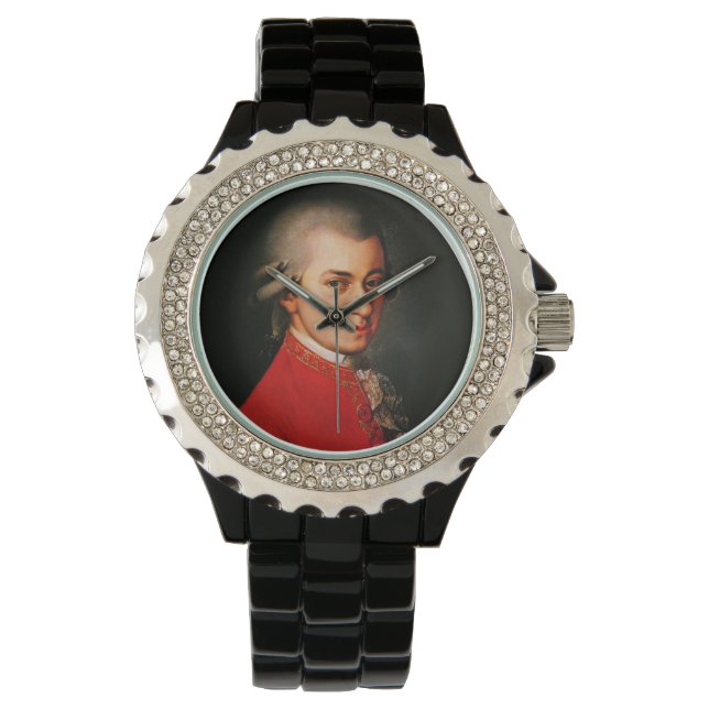 Wolfgang Amadeus Mozart portrait Watch (Front)