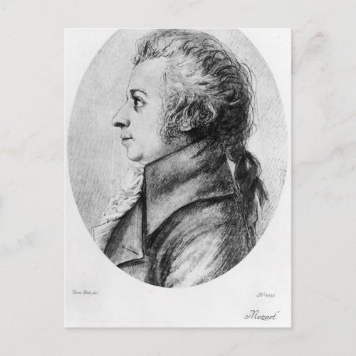 Wolfgang Amadeus Mozart Postcard
