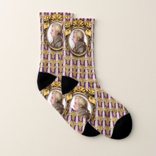 Wolfgang Amadeus Mozart Socks