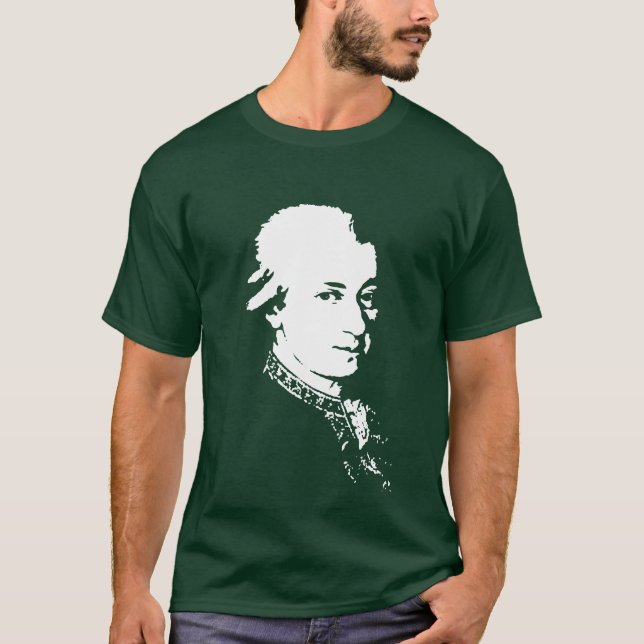 Wolfgang Amadeus Mozart T-Shirt (Front)