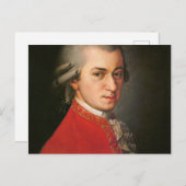 Wolfgang Mozart Postcard | Zazzle