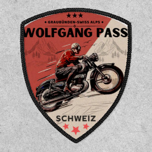 Wolfgang Pass swiss–alps motorcycle tour Patch