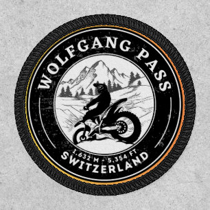 Wolfgang Pass swiss–alps motorcycle tour Patch